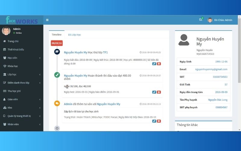 Phần mềm Faceworks Phần mềm Faceworks