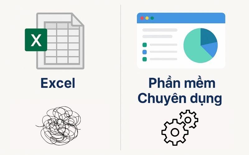 Việc lựa chọn Excel hay phần mềm chuyên dụng phụ thuộc vào giai đoạn phát triển, quy mô và định hướng của trung tâm bạn. Việc lựa chọn Excel hay phần mềm chuyên dụng phụ thuộc vào giai đoạn phát triển, quy mô và định hướng của trung tâm bạn.