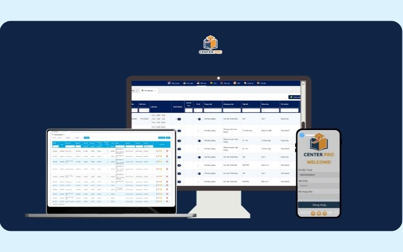 Phần mềm quản lý trung tâm là giải pháp chuyển đổi số toàn diện cho giáo dục Phần mềm quản lý trung tâm