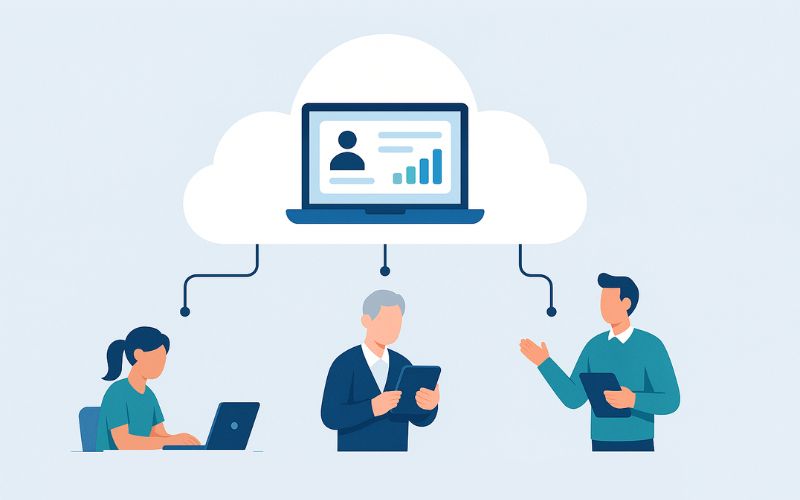 Mô hình thuê phần mềm quản lý trung tâm (SaaS). Mô hình thuê phần mềm quản lý trung tâm (SaaS)