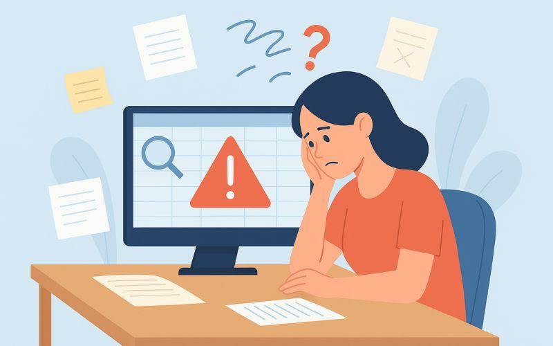 Sai sót và thất thoát dữ liệu là vấn đề thường gặp khi quản lý trung tâm thủ công Sai sót và thất thoát dữ liệu là vấn đề thường gặp khi quản lý trung tâm thủ công