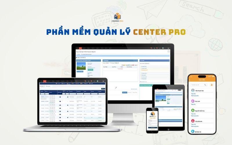 Phần mềm quản lý trung tâm Center Pro Phần mềm quản lý trung tâm Center Pro