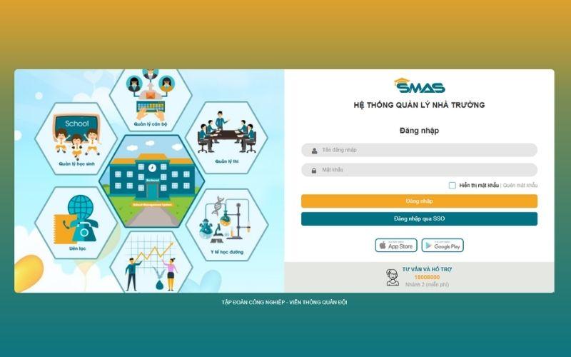 Phần mềm SMAS (Viettel) Phần mềm SMAS (Viettel)