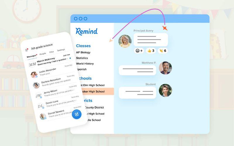 Remind - App quản lý học viên miễn phí tập trung vào giao tiếp Remind - App quản lý học viên miễn phí tập trung vào giao tiếp