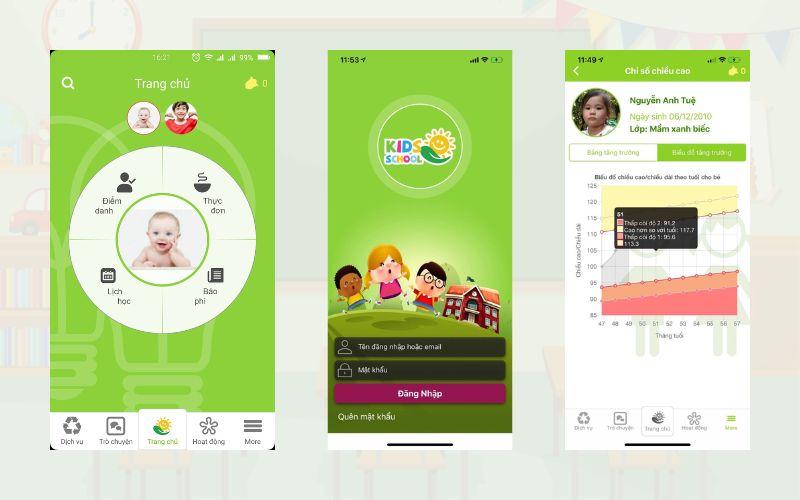 KidsSchool - Chuyên biệt cho quản lý trường mầm non KidsSchool - Chuyên biệt cho quản lý trường mầm non