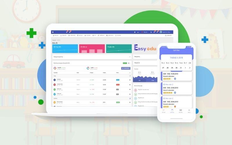 Phần mềm quản lý trung tâm Easy Edu Phần mềm quản lý trung tâm Easy Edu