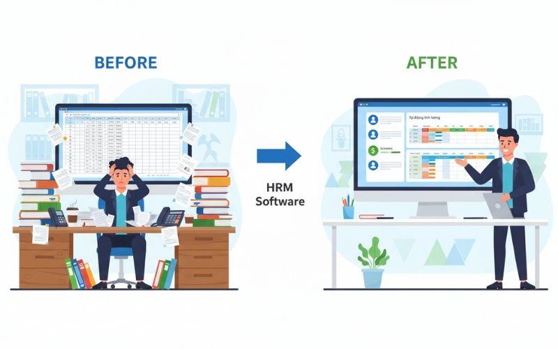 Tiêu chí chọn phần mềm quản lý nhân sự trung tâm Tiêu chí chọn phần mềm quản lý nhân sự trung tâm