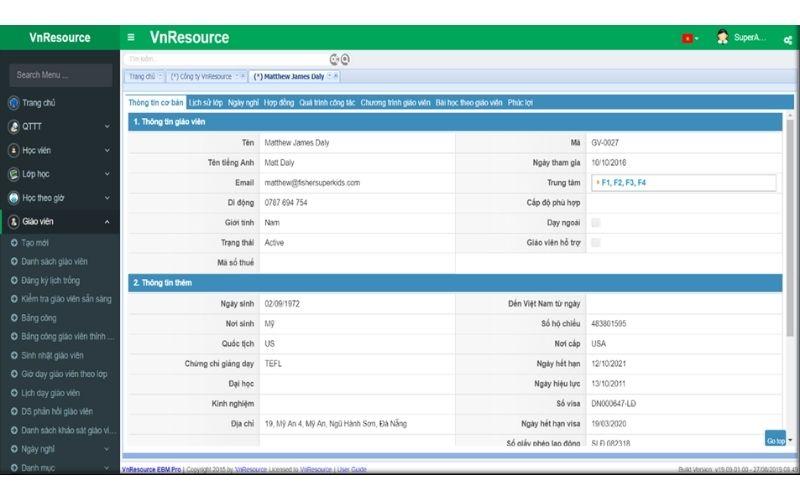 VnResource EBM Pro - Giải pháp phần mềm quản lý đào tạo VnResource EBM Pro - Giải pháp phần mềm quản lý đào tạo